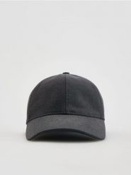 Czapka baseball - ciemnoszary. Szare czapki i kapelusze męskie Reserved, bez wzorów. Za 65.99 zł.