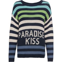 Sweter w paski bonprix ciemnoniebieski w paski. Swetry damskie bonprix. Za 49.99 zł.