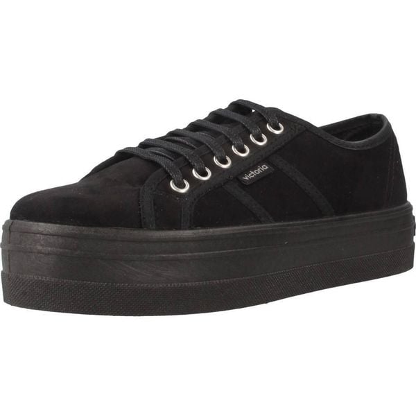 Buty VICTORIA 109205 Czarny. Czarne obuwie sportowe damskie VICTORIA, bez wzorów, z materiału, na fitness i siłownię. Za 209.99 zł.