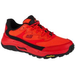 Buty sportowe Sneakersy męskie, Skechers Arch Fit Skip Tracer - Lytle Creek. Czerwone buty sportowe męskie Skechers, bez zapięcia, trekkingowe. Za 399.99 zł.