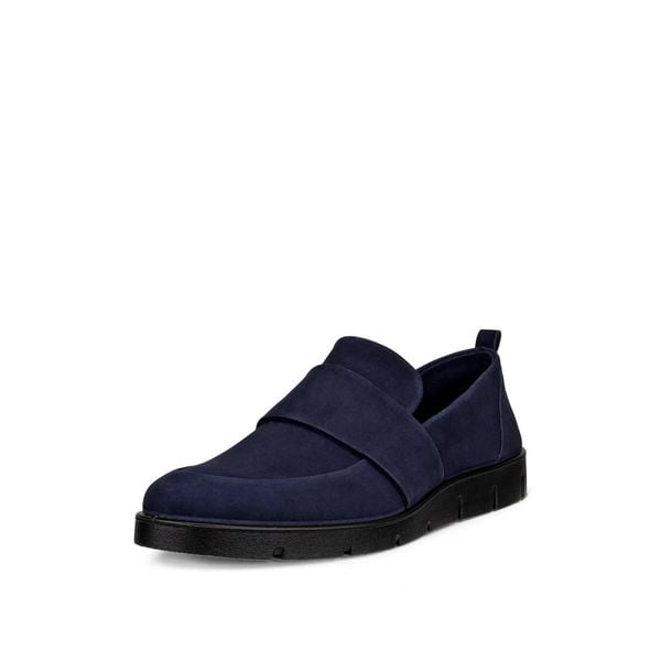 Damskie mokasyny Ecco Bella. Niebieskie mokasyny damskie ecco, z materiału, casualowe. Za 441.00 zł.