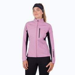 Kurtka softshell damska Rossignol Genetys. Fioletowe kurtki sportowe damskie Rossignol, na zimę, bez wzorów, z softshellu, bez kaptura, narciarskie. Za 459.99 zł.