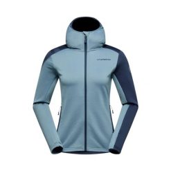 Kurtka trekkingowa termiczna damska La Sportiva Chill. Niebieskie kurtki damskie La Sportiva, xs, bez wzorów, z elastanu, z kapturem. Za 523.30 zł.