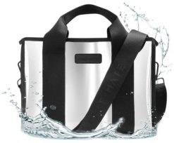 Case-Mate Mini Travel Tote Bag - Wodoodporna torba na ramię (Silver Chrome). Szare torby na ramię męskie Casemate, bez wzorów, na ramię. Za 147.30 zł.