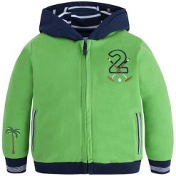 Bluza w kolorze zielono-granatowym. Bluzy dla chłopców marki Mayoral. W wyprzedaży za 87.95 zł.