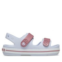 Sandały Crocs. Czerwone sandały dziewczęce Crocs, bez zapięcia. Za 189.99 zł.
