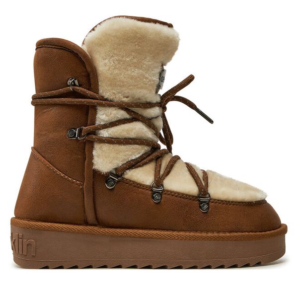 Śniegowce D.Franklin. Brązowe śniegowce i trapery damskie D.Franklin. Za 239.99 zł.