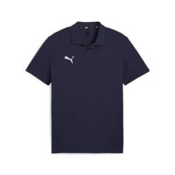 Polo Puma Teamgoal Casuals. Niebieskie koszulki polo męskie Puma, s, bez wzorów, z bawełny, sportowe, bez ramiączek. Za 89.09 zł.