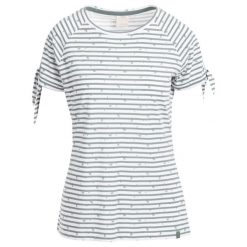 Damska koszulka raglan w paski z nadrukiem pszczoły. Koszulki sportowe damskie Trespass, bez wzorów, bez kołnierzyka, bez ramiączek, do jazdy konnej. Za 221.99 zł.