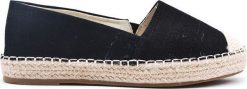 BELLO STAR Espadryle damskie czarne-38. Czarne espadryle damskie BELLO STAR, bez wzorów, retro, bez obcasa, bez zapięcia. Za 65.26 zł.