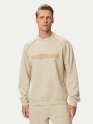 HUGO Bluza Dalim 50563104 Beżowy jasny Regular Fit. Brązowe bluzy męskie Hugo, l, bez wzorów, z bawełny, bez kaptura. Za 599.99 zł.