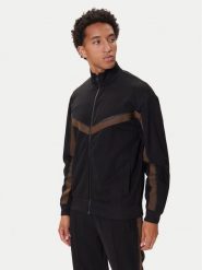 HUGO Bluza Dingmoor 50542833 Czarny Regular Fit. Czarne bluzy męskie Hugo, m, bez wzorów, z bawełny, bez kaptura. Za 589.99 zł.