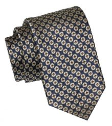 Krawat Męski, Klasyczny - ALTIES - Drobny Wzór Geometryczny. Krawaty i muchy Alties, bez wzorów, z tkaniny, eleganckie. Za 49.00 zł.