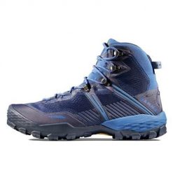 Buty trekkingowe męskie Mammut Ducan Ii High Gtx. Niebieskie trekkingi męskie Mammut, za kostkę, trekkingowe. Za 839.99 zł.