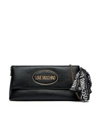 LOVE MOSCHINO Torebka JC4034PP1LLE100A Czarny. Czarne listonoszki damskie Love Moschino, bez wzorów, ze skóry, bez dodatków. Za 519.99 zł.