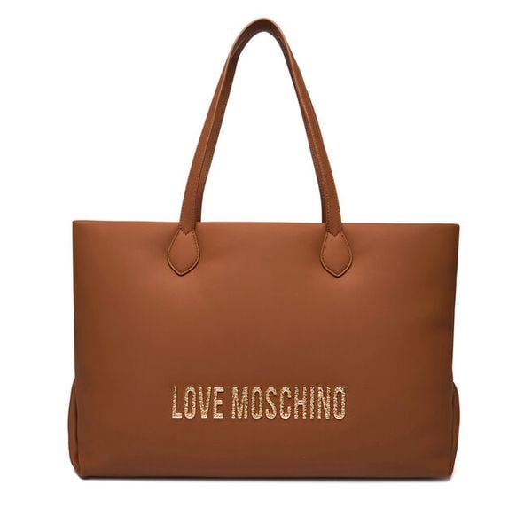 Torebka LOVE MOSCHINO. Brązowe torebki do ręki damskie Love Moschino, bez wzorów, bez dodatków. Za 609.99 zł.