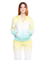 Damska bluza z zamkiem błyskawicznym na całej długości Silence Work. Zielone bluzy damskie LEONE 1947 APPAREL, l, bez wzorów, z bawełny, z kapturem, na fitness i siłownię. Za 126.26 zł.