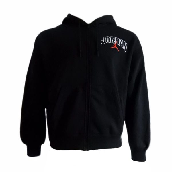 Bluza z kapturem Air Jordan Brooklyn Fleece Full-Zip Hoodie IB7908-010. Czarne bluzy męskie Jordan, bez wzorów, z kapturem. Za 412.85 zł.