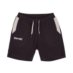 Szorty damskie Spalding Flow. Czarne szorty sportowe damskie Spalding, l, bez wzorów, z bawełny, eleganckie, na fitness i siłownię. Za 236.50 zł.