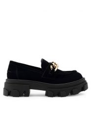 Badura Loafersy SOPHIA-01 Czarny. Czarne mokasyny damskie Badura, ze skóry. Za 199.99 zł.