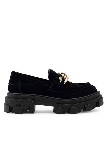 Badura Loafersy SOPHIA-01 Czarny. Czarne mokasyny damskie Badura, ze skóry. Za 199.99 zł.
