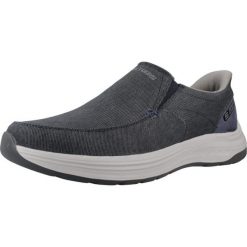 Buty SKECHERS SLIP-INS DECKLAN GULLIVER Niebieski. Niebieskie trekkingi męskie Skechers, trekkingowe. Za 364.99 zł.