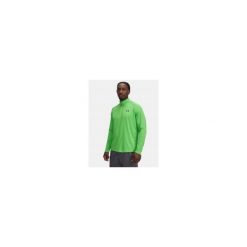 Koszulka Treningowa Męska Under Armour Szybkoschnąca Lekka UA Tech Zip. Zielone koszulki sportowe męskie Under Armour, m, bez wzorów, bez kołnierzyka, bez ramiączek, do biegania. W wyprzedaży za 120.99 zł.