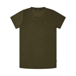 Poederbaas damski T-shirt outdoor SOLX z wełny merino. Zielone t-shirty damskie POEDERBAAS, xl, bez wzorów, z materiału, bez kołnierzyka. Za 242.82 zł.