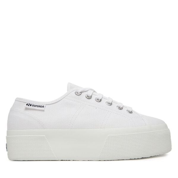 Tenisówki Superga. Białe trampki i tenisówki damskie Superga, bez wzorów, bez zapięcia. Za 185.99 zł.