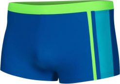 Spodenki pływackie młodzieżowe Aqua Speed Max. Niebieskia szorty dla chłopców Aqua-Speed, bez wzorów, z dzianiny, młodzieżowe. Za 49.90 zł.