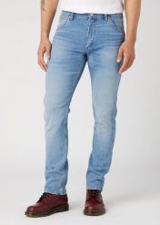 WRANGLER 11MWZ MĘSKIE SPODNIE JEANSOWE HEARTBROKEN W1MZ68407. Spodnie materiałowe męskie Wrangler, l, bez wzorów, z jeansu. Za 239.99 zł.