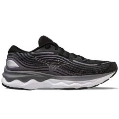 Buty Wave Skyrise 4 Rozmiar 40.5 - J1GD2309-22 Czarny. Białe obuwie sportowe damskie Mizuno, bez wzorów, do biegania. Za 309.99 zł.
