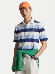 Polo Ralph Lauren Polo Ssl Rug 710977587001 Niebieski Regular Fit. Niebieskie koszulki polo męskie Polo Ralph Lauren, m, bez wzorów, z bawełny, bez ramiączek. Za 819.99 zł.