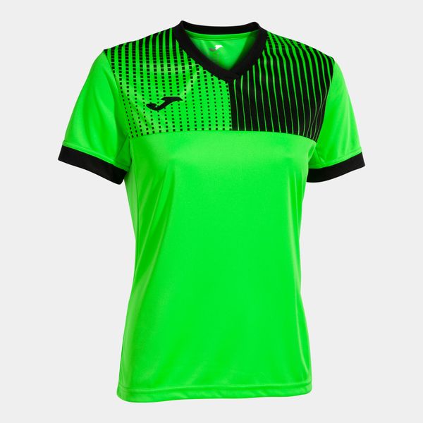 Zrównoważony T-shirt Damski Joma Eco Supernova Zielono-Czarny L. Czarne koszulki sportowe damskie Joma, l, bez wzorów, z poliesteru, sportowe, bez kołnierzyka. W wyprzedaży za 161.85 zł.