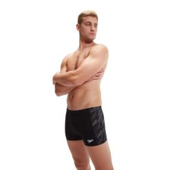 Kąpielówki męskie spodenki kąpielowe Speedo Hyperboom Panel. Czarne kąpielówki męskie Speedo, m, bez wzorów, do pływania. Za 159.95 zł.