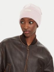 Calvin Klein Czapka Inst Patch Beanie K60K612322 Różowy. Czerwone czapki i kapelusze damskie Calvin Klein, na zimę, bez wzorów, z bawełny. Za 169.99 zł.
