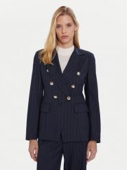 Maryley Marynarka 25IB139/M17 Granatowy Regular Fit. Niebieskie żakiety damskie Maryley, m, bez wzorów, z syntetyku. Za 409.99 zł.