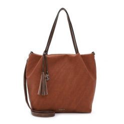 Emily & Noah Torebka Shopper E&N Elke Torby na zakupy 1 ct Brązowy Damski. Brązowe torby na ramię damskie Emily & Noah, z aplikacjami, z poliesteru, na ramię, zdobione, bez dodatków. Za 278.99 zł.