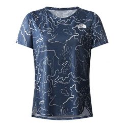 The North Face Koszulka Printed Sunriser Nf0A7Ww1A09. Niebieskie koszulki sportowe damskie The North Face, bez wzorów, bez kołnierzyka, bez ramiączek. Za 124.99 zł.
