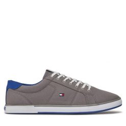 Tommy Hilfiger. Szare trampki męskie Tommy Hilfiger, bez wzorów, bez zapięcia. Za 199.99 zł.