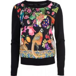 Desigual sweter damski Astrix M czarny. Czarne swetry damskie Desigual, m, bez wzorów, eleganckie, bez kołnierzyka, bez ramiączek, bez kaptura. W wyprzedaży za 277.00 zł.