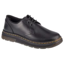Buty Dr. Martens Crewson Lo M DM31669001 czarne. Czarne półbuty na co dzień męskie z gumy, klasyczne, z okrągłym noskiem, bez zapięcia. Za 966.95 zł.