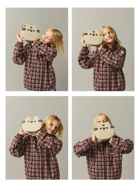 Torebka Pusheen - beżowy. Brązowe torby i plecaki dziecięce Reserved, ze skóry, małe. Za 59.99 zł.