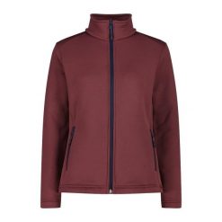 Damska rozciągliwa polarowa bluza z zamkiem CMP. Brązowe bluzy damskie CMP, na zimę, bez wzorów, z polaru, bez kaptura. Za 323.50 zł.