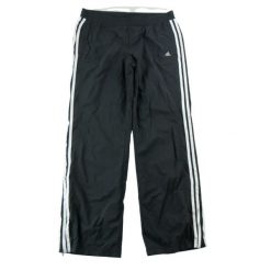 Second life - Spodnie dresowe damskie Climaproof z podszewką mesh - Jak nowy. Czarne spodnie dresowe damskie Adidas, l, bez wzorów, z dresówki, do biegania, climaproof (adidas). Za 106.46 zł.