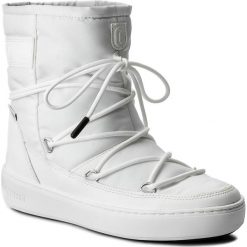 Śniegowce MOON BOOT - Pulse Nylon Plus Wp 24102500007 Bianco. Białe śniegowce i trapery damskie Moon Boot, z materiału. W wyprzedaży za 479.00 zł.