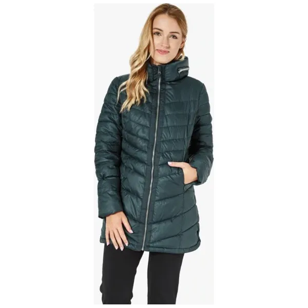 Lotto Kurtka Iza Iv Long Jkt Pad W , zielony, rozmiar S. Zielone kurtki damskie Lotto, na zimę, s, bez wzorów, z materiału. W wyprzedaży za 229.99 zł.