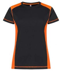 Clique Ambition-T Women Koszulka - Widoczna w kolorze Visib Orange. Brązowe t-shirty damskie CLIQUE, l, bez wzorów, z bawełny, biznesowe, bez kołnierzyka. Za 141.71 zł.