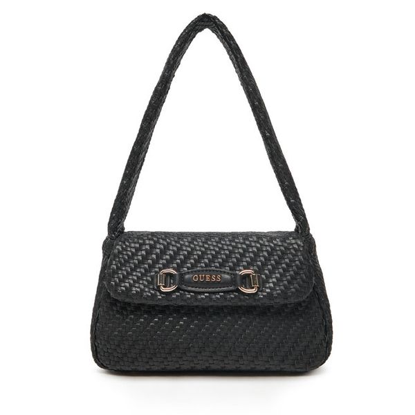 Torebka Guess. Czarne torebki do ręki damskie Guess, z aplikacjami, klasyczne, bez dodatków. Za 332.99 zł.