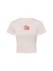 Levi's Koszulka Kobiety Bawełna różowy, L. Czerwone t-shirty damskie Levi's, l, bez wzorów, z bawełny, bez kołnierzyka. Za 129.95 zł.